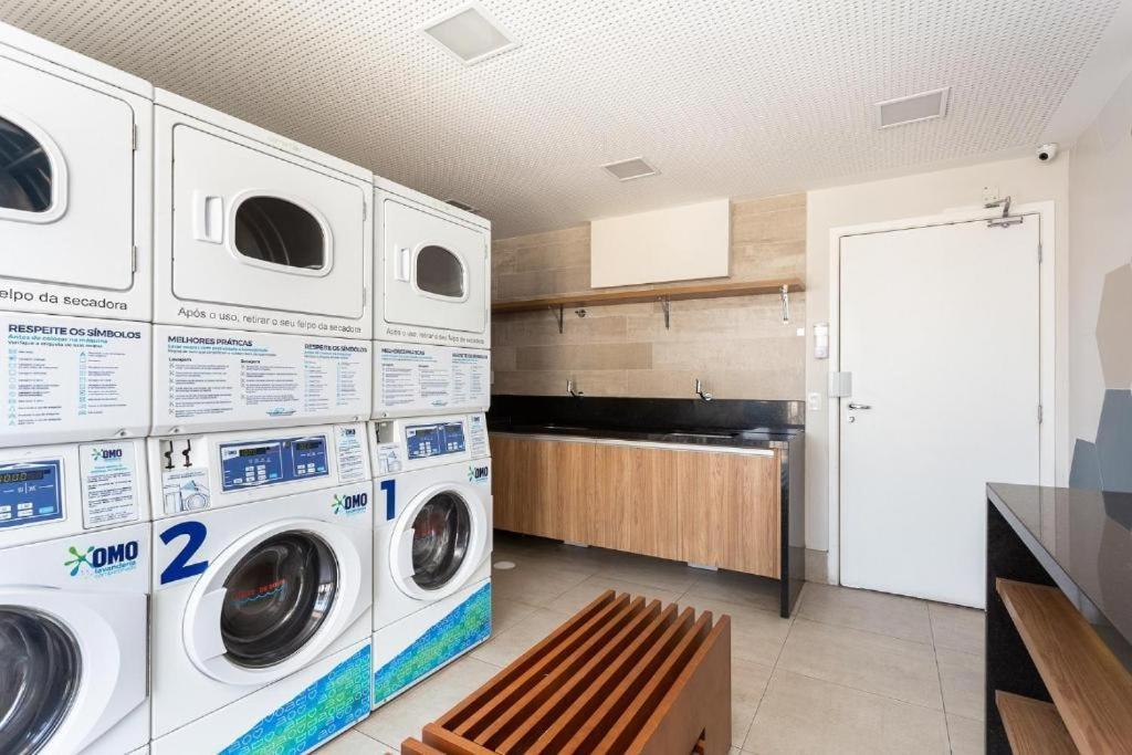 Studio No Centro De Sao Paulo, A 3 Minutos Do Metro, Com Garagem Gratis Aparthotel Luaran gambar