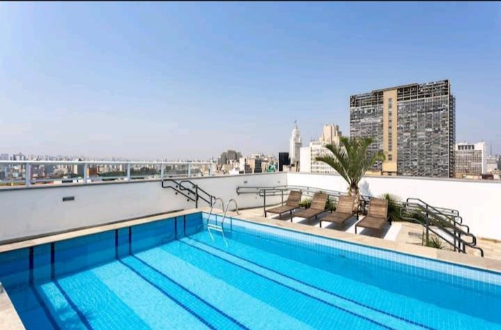 Studio No Centro De Sao Paulo, A 3 Minutos Do Metro, Com Garagem Gratis Aparthotel Luaran gambar